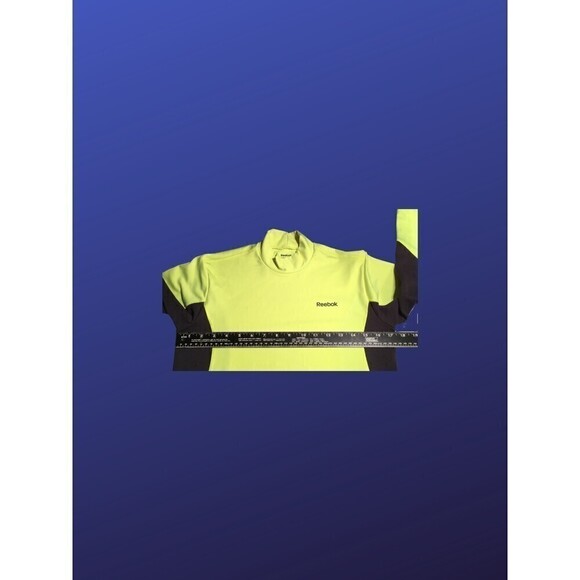 Reebok Running Top, Speedwick Fabric, NEON YELLOW/BLACK, Women's Small, NWOT - Picture 4 of 8